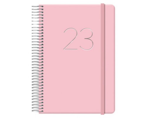 AGENDA 2025 GLOSS DÍA PÁGINA 12,5 X 18 CM ROSA DOHE 12571 - 25 (Espera 4 dias)